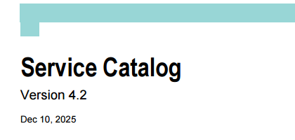 Catalog