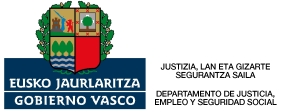 Justizia, Lan eta Gizarte Segurantza Saila Logotipoa